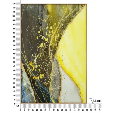 PANEL SZKLANY z RAMKĄ SUNNY 80x3,5x120 cm
